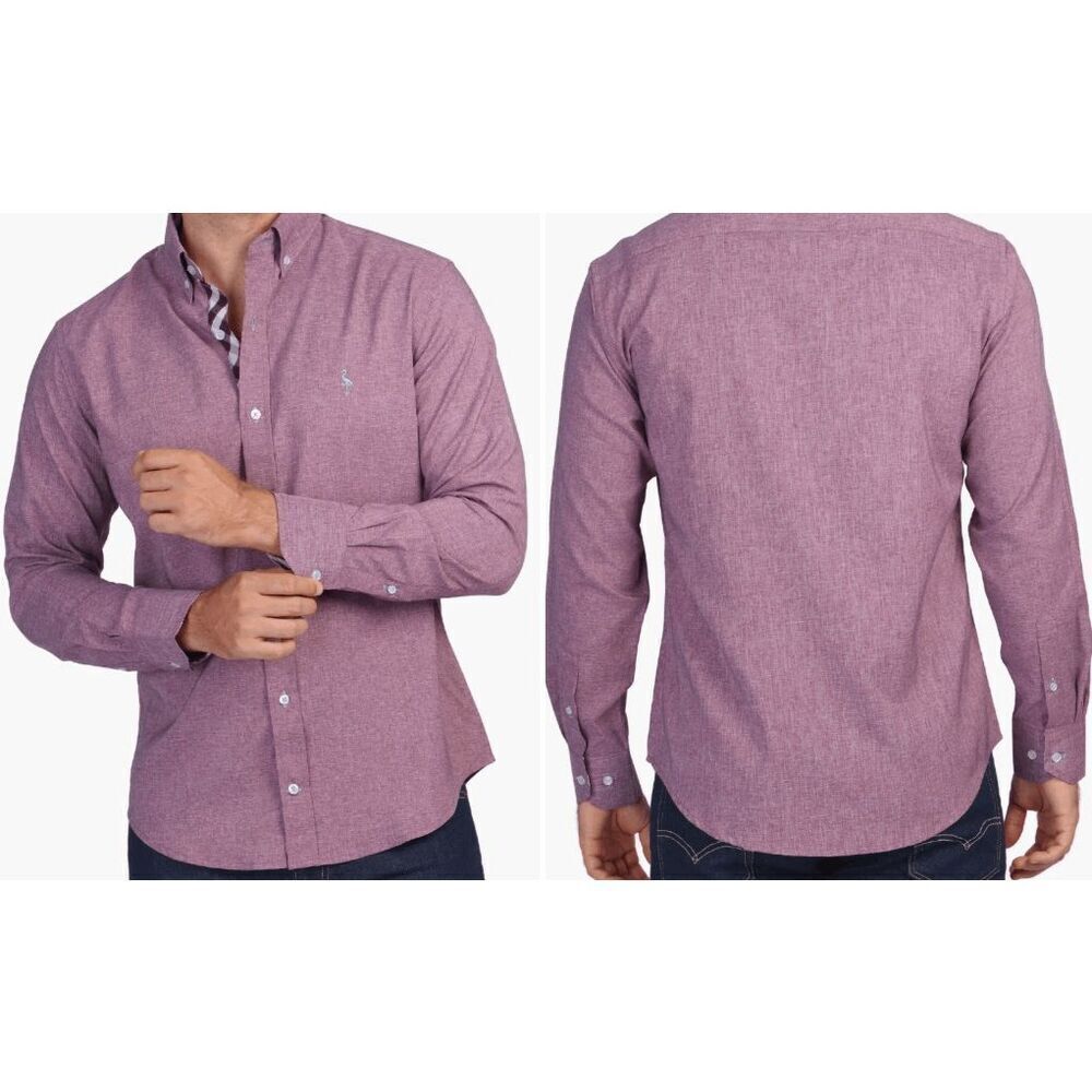 TailorByrd Youth Textured Melange SPF 30 Long Sleeve Shirt L (14/16)